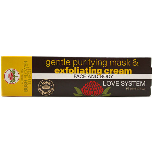 Australian Bush Flower Essences Love System Gentle Purifying  & Exfoliating Cream 50ml