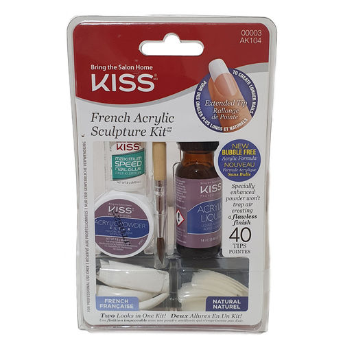 KISS French Acrylic Sculpture Kit (40 Tips)