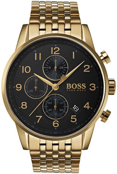 mens gold hugo boss watch