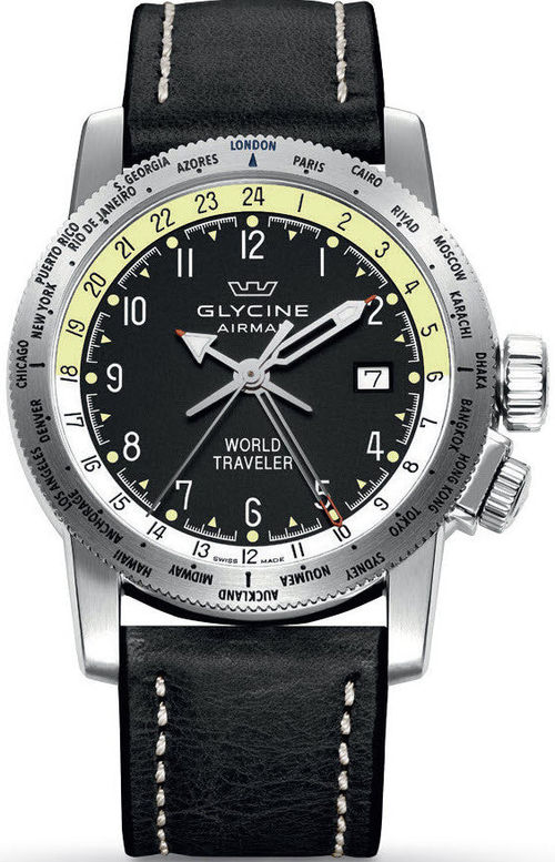 Glycine Watch Airman World Traveler