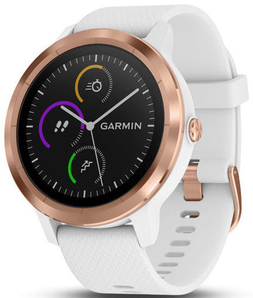 Garmin Watch Vivoactive 3 White Silicone Rose Gold