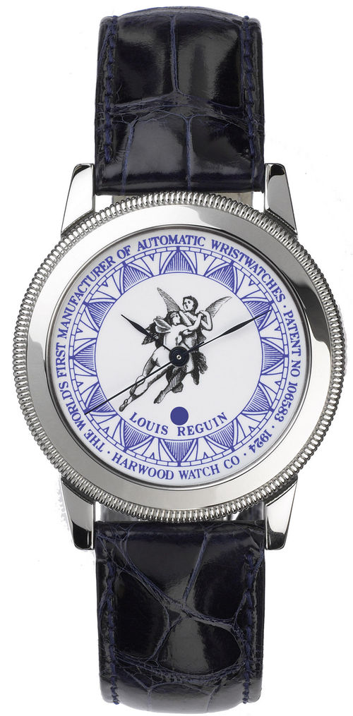 Harwood Watch Platinum Enamel Leather Limited Edition