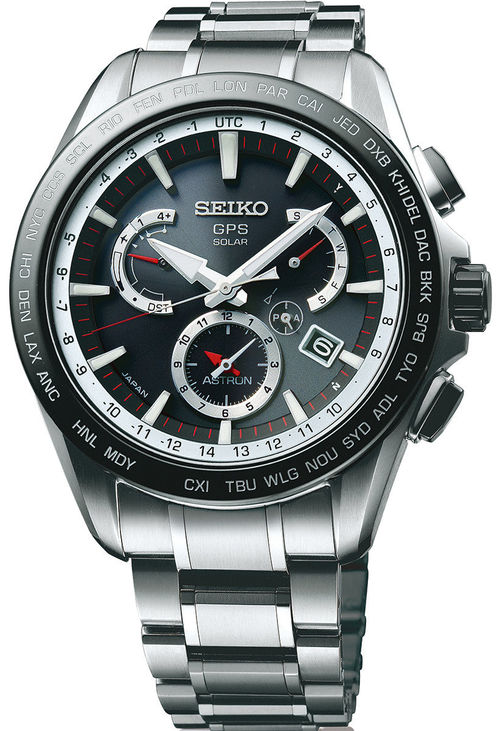 Seiko Astron Watch GPS Solar Dual Time