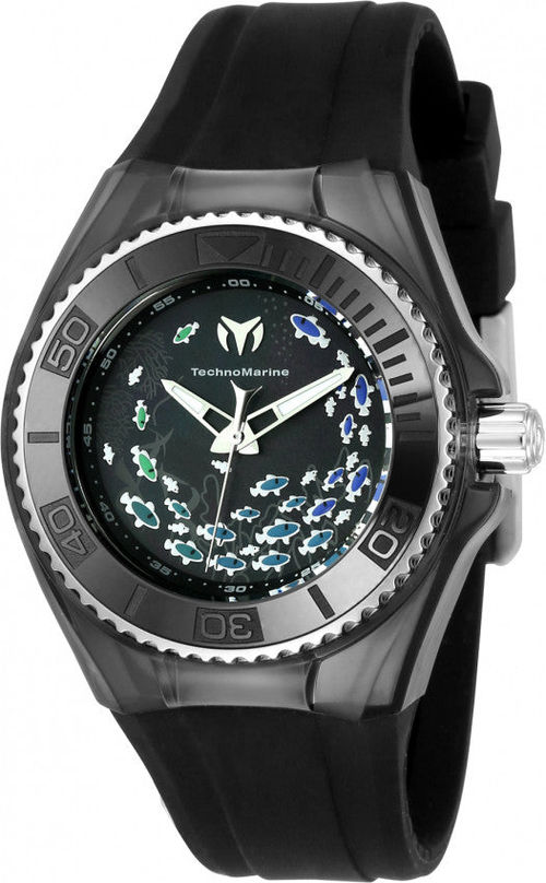TechnoMarine Sea Manta Men's 42mm Blue Dial 200M Quartz Watch TM-22008 –  Klawk Watches