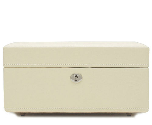 Wolf London Square Jewellery Box Cream