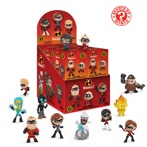 Funko MM Disney: Incredibles 2 -Any One Mystery Figure Action Figure