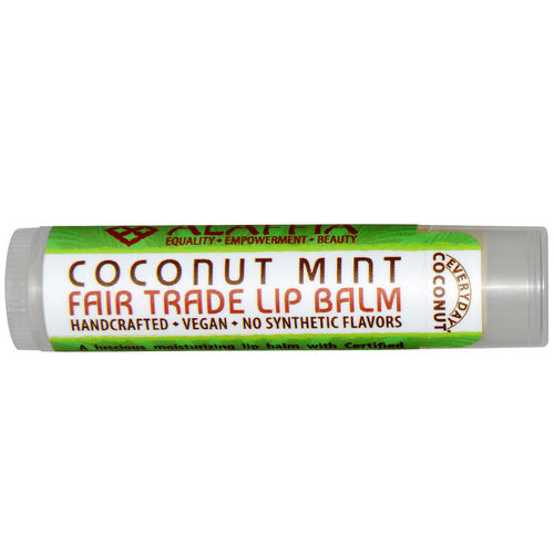 Alaffia Lip Balm Mint - Coconut Mint - .15 oz