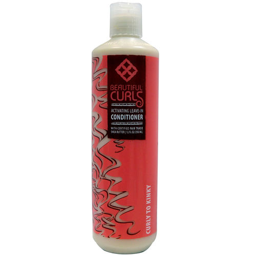 Alaffia Beautiful Curls Leave-In Conditioner Curly - Activating Curly to Kinky - 12 oz