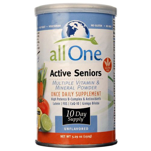 All One Active Seniors Unflavored - 5.29 oz (10-Day Supply)