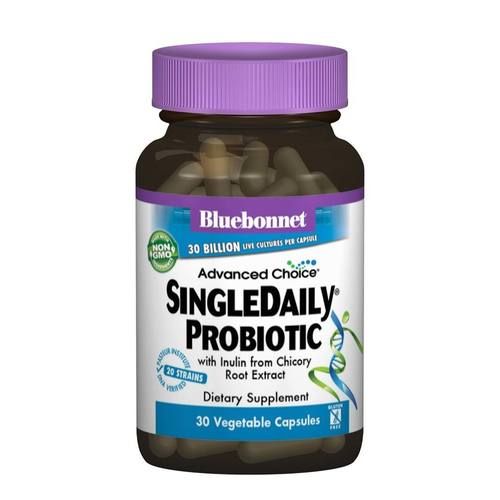 Bluebonnet tion Advance Choice Single Daily Probiotic - 30 Billion - 30 Vegetable s