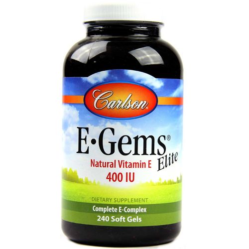 Carlson Labs E-Gems Elite - 400 IU - 240 Softgels