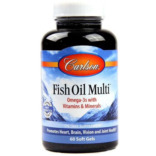 Carlson Labs Fish Oil Multi - 60 Soft Gels