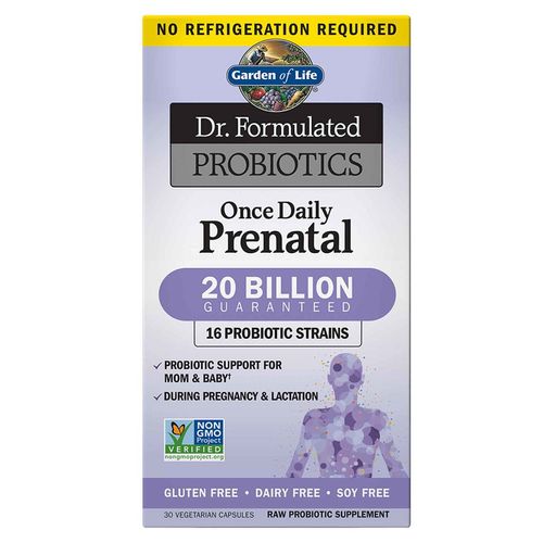 Garden of Life Dr. Formulated Probiotics Once Daily Prenatal - 30 Vegetarian s