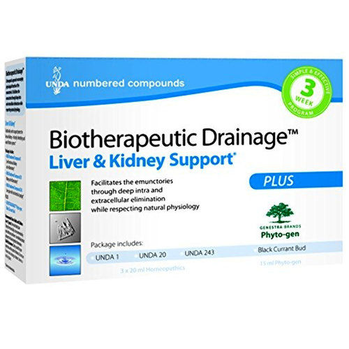 Genestra Biotherapeutic Drainage Liver Kidney Support - 4 Part Kit