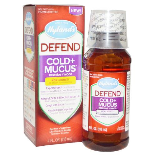 Hyland's Defend Cold + Mucus - 4 fl oz