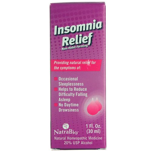 Natra-Bio Insomnia  Unflavored - 1 fl oz