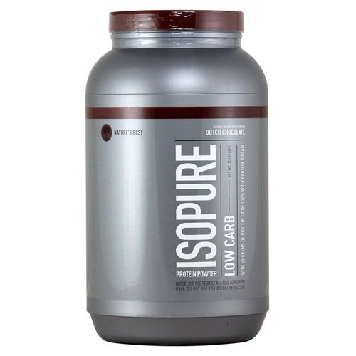 Nature's Best Low Carb Isopure- Chocolate Chocolate - 3 lbs
