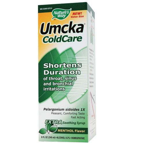 Nature's Way Umcka ColdCare Menthol  - 8 fl oz