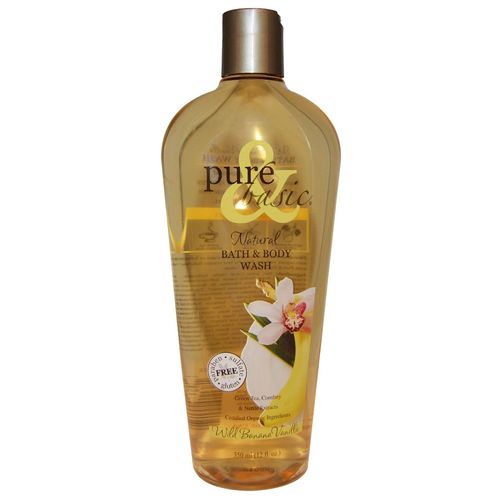 Pure and Basic Bath Body Wash - Wild Banana Vanilla Wild Banana Vanilla - 12 oz