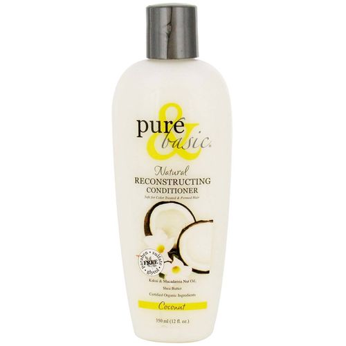 Pure and Basic Natural Reconstructing Conditioner Coconut - 12 fl oz