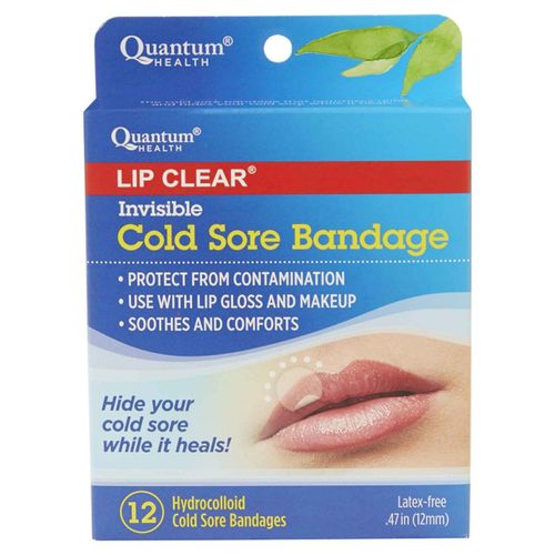 Quantum Super Lipcare+ Invisible Cold Sore Bandage - 12 Bandages