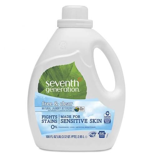 Seventh Generation Natural 2X Laundry Detergent Free and Clear - 100 oz