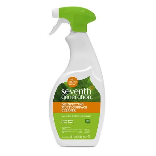 Seventh Generation Disinfecting Multi-Surface Cleaner Lemongrass Citrus - 26 oz