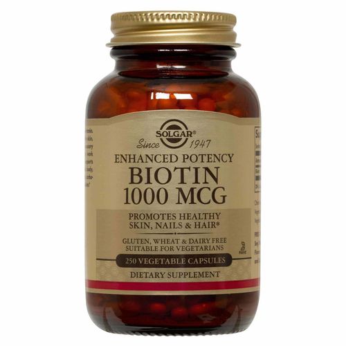 Solgar Enhanced Potency Biotin 1-000 MCG - 250 Vegetable s