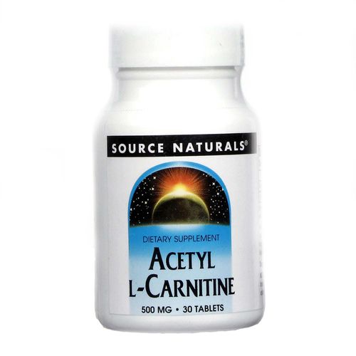 Source Naturals Acetyl L-Carnitine - 500 mg - 30 s