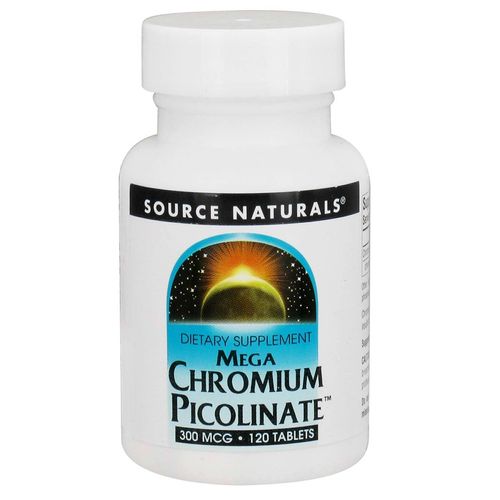 Source Naturals Mega Chromium Picolinate 300 mcg - 120 s