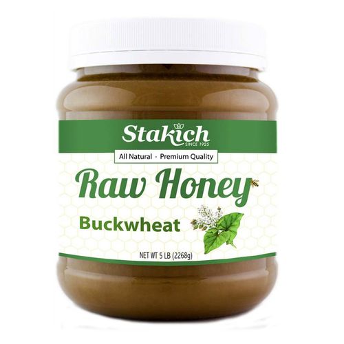 Stakich Enriched Raw Honey Buckwheat - 5 lb