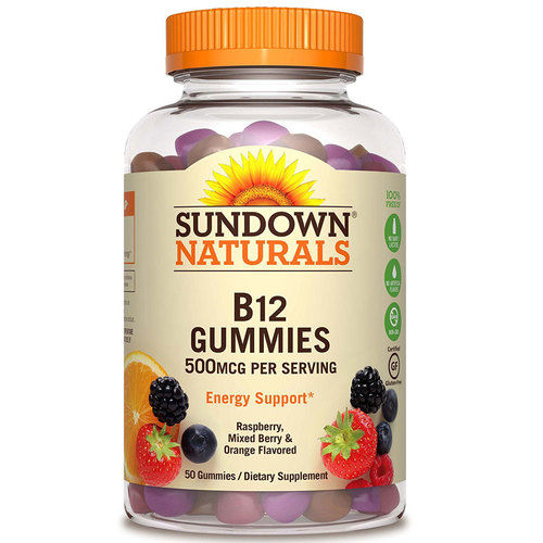 Sundown Naturals  B12 Assorted - 500 mcg - 50 Gummies