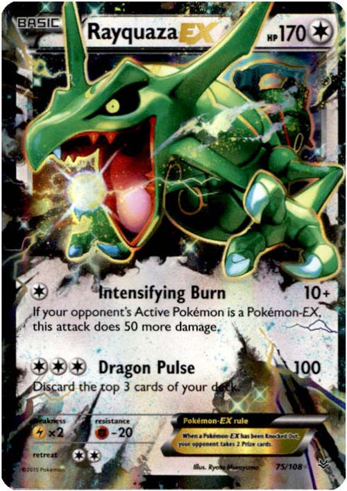 Rayquaza EX - 75/108 - Ultra Rare