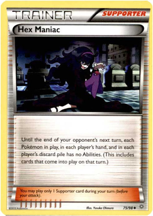 Pokemon X & Y Ancient Origins Uncommon Hex Maniac #75