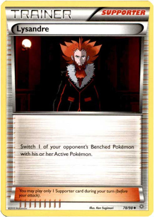 Pokemon X & Y Ancient Origins Uncommon Lysandre #78