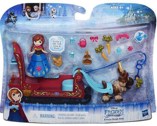 frozen small doll playset