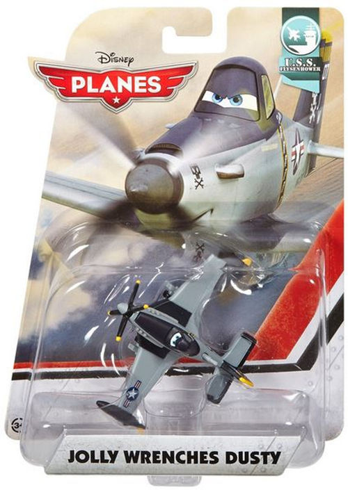 Disney Planes U.S.S. Flysenhower Jolly Wrenches Dusty Diecast Plane