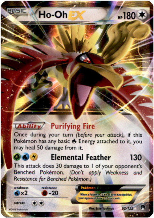 Ho-Oh EX - 92/122 - Ultra Rare