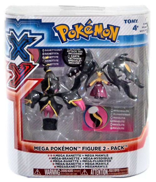 Pokémon Xy Mini Figuras De Batalha Hawlucha Vs Banette Tomy