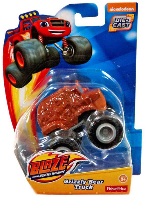 Fisher Price Blaze & the Monster Machines Grizzly Bear Truck Diecast Car