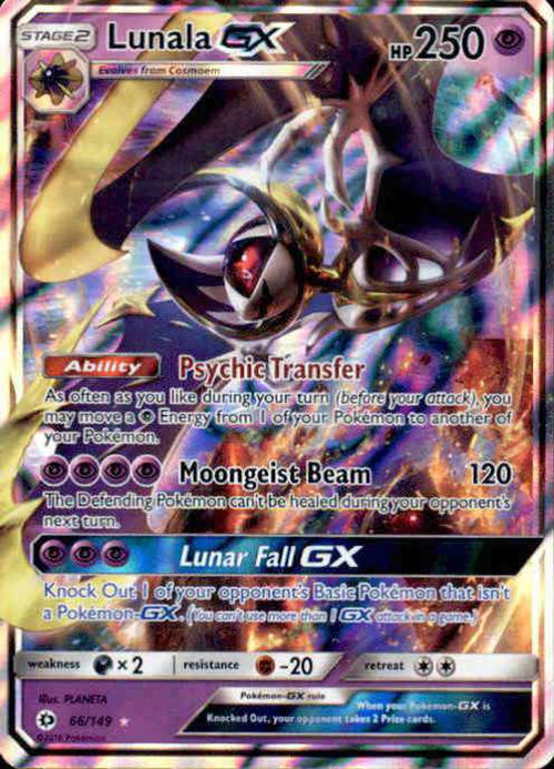 Lunala GX - 66/149 - Jumbo Cards - Pokemon