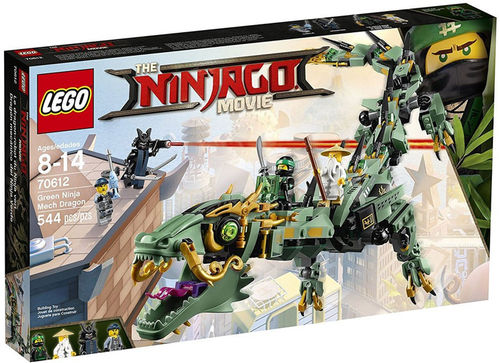 green ninjago lego dragon