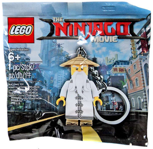 LEGO The Ninjago Movie Master Wu Keychain #5004915 [Bagged]