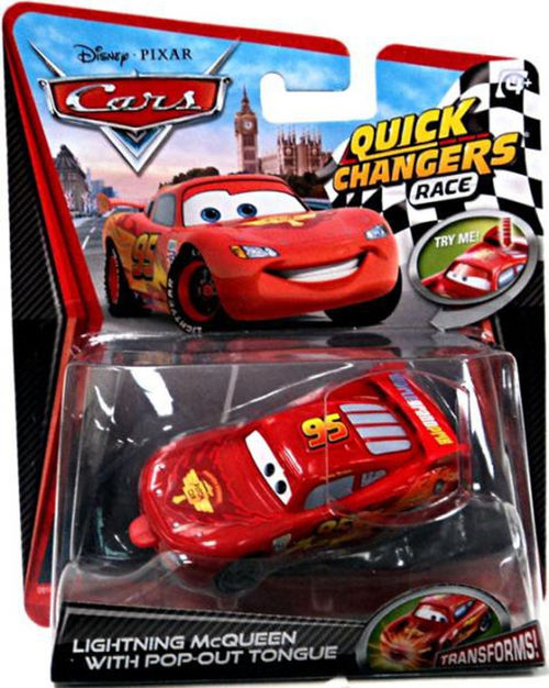 Buy Disney Cars Cars 2 Quick Changers Race Lightning McQueen with Pop-Out  Tongue Plastic Car Online at desertcartHaiti