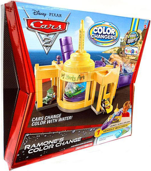 disney cars color changers playset