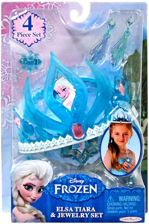 Disney Frozen Elsa Tiara & Jewelry Set Dress Up Toy