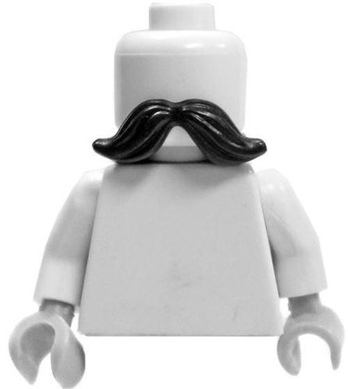 LEGO Black Mustache Loose Accessory [Loose]