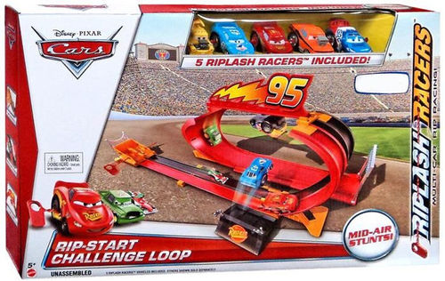 Disney Cars Riplash Racers Rip-Start Challenge Loop Exclusive Track Set