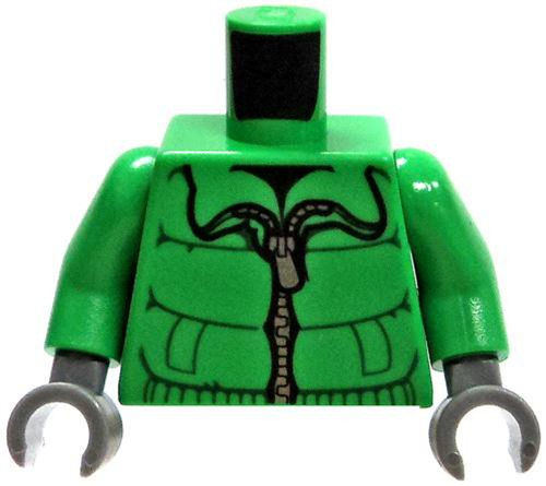 LEGO Green Snow Jacket Loose Torso [Loose]