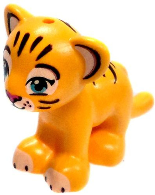 LEGO Yellow Tiger Cub Loose Accessory #2 [Printed Face Loose]